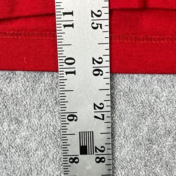 Venezia Jeans Red Cotton Blend Top Size 22/24 Made In USA - Picture 7 of 9